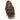 Chocolate brown 18 inch wavy human hair ponytail sample piece