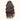 Angled inside view of the chocolate brown human hair ponytail attachment