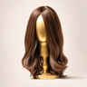 Healy Cascade silk-top wig by Moxi Loxi, a human hair wig with a silk top for a realistic scalp appearance.
