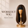 Workout Wig, lace front and headband,
