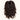 ROMY human hair fringe topper shown in a rich dark brunette shade