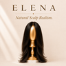 Moxi Loxi Elena ultra-thin Silk Veil™ Technology wig featuring premium European human hair, a seamless lace front hairline, and an exceptionally realistic scalp appearance.