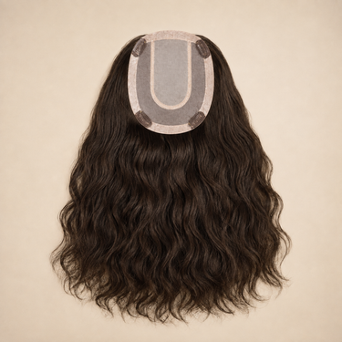 Espresso 16 Inch Wavy Topper | Archive Piece