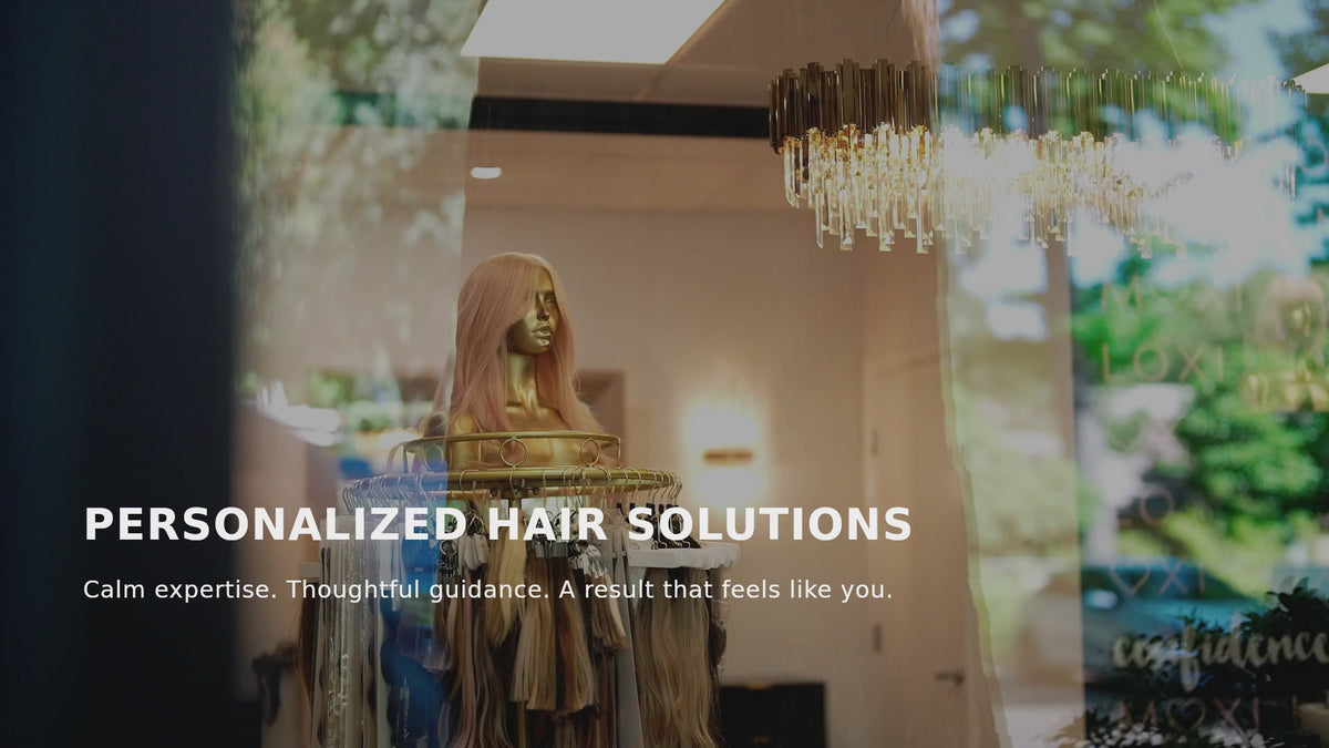 Moxi Loxi personalized hair solutions studio and fitting experience