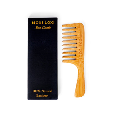 MOXI LOXI Eco Bamboo Hair Comb included in Daily Wig Essentials.