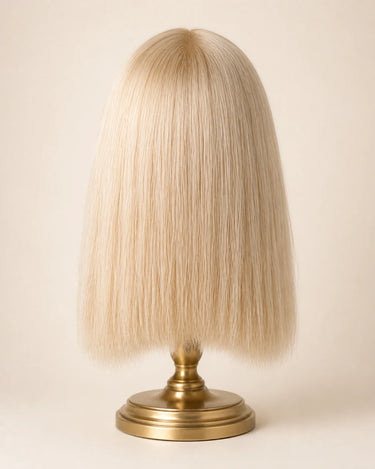 Back view of The Motion Archive Piece in Vienna Blonde showing the 14-inch length